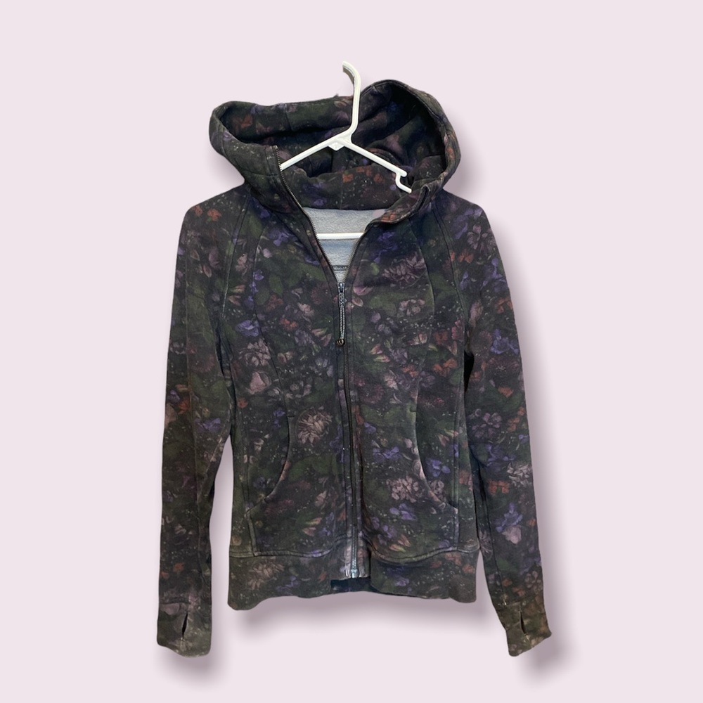 LULULEMON Floral Hooded Sweatshirt
